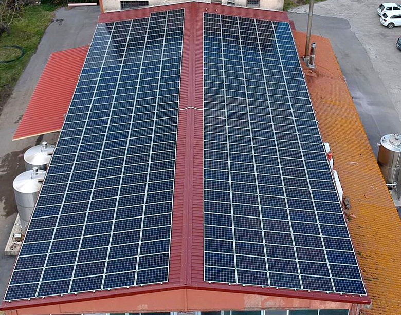 impianto fotovoltaico aziendale Valperino